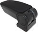 Rati Armster 3 Car Fabric Armrest for Seat Toledo 2013-2018 Black