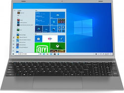 MaxCom Office mBook 15" IPS (Celeron Quad Core-J4125/8GB/256GB SSD/W10 Home) Grey (US Keyboard)