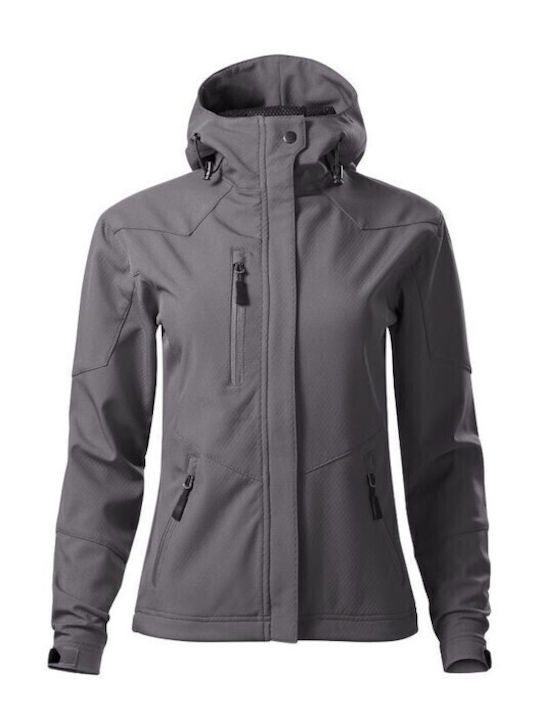 Softshell Γυναικείο Μπουφάν Γκρι