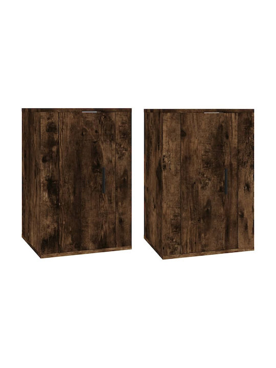 Cabinets Wall Smoky Oak 2pcs 40x34.5x60cm