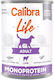 Calibra Life Monoprotein Υγρή Τροφή Σκύλων σε Κονσέρβα με Αρνί χωρίς Σιτηρά & Γλουτένη 400gr