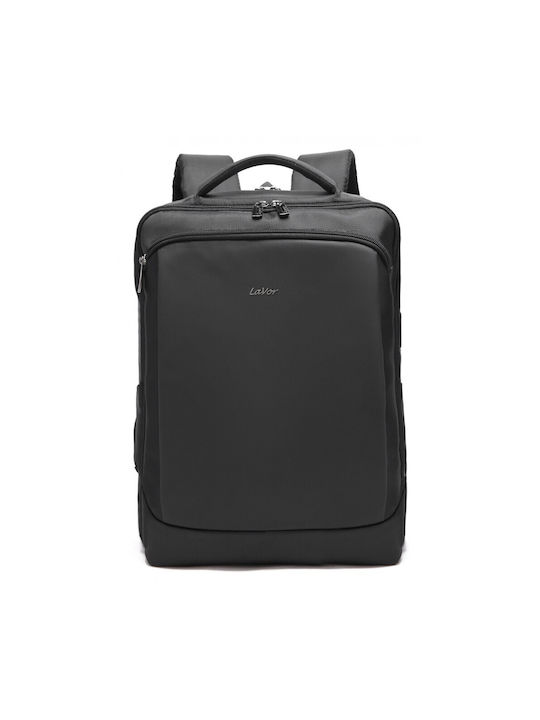 Lavor Men's Backpack Waterproof with USB Port Black