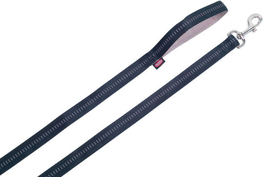 Nobby Λουρί/Οδηγός Σκύλου Εκπαίδευσης Ιμάντας Soft Grip M/L σε Μαύρο χρώμα 1.2m x 20cm