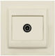 Mono Electric TV Antenna Socket Terminal in Beige color 505-001736138
