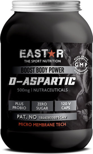 Eastar D-Aspartic 500mg 120 Kräuterkapseln