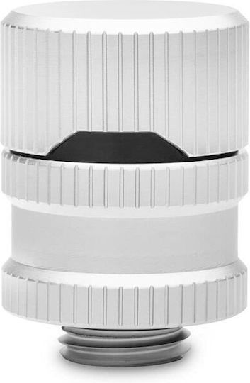Ekwb EK-Quantum Torque Drain Valve Fittings Satin Titanium White