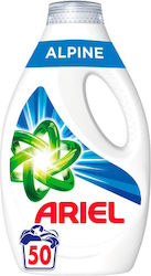 Ariel Liquid Laundry Detergent Alpine 1x50 Measuring Cups