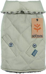 Sotnos Quilted Waterproof Beige Dog Coat Small Sotnos Quilted Waterproof Beige Dog Coat Small