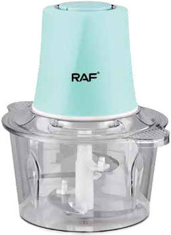 Raf R-7011T Mini Tocător Multi 600W Cu Recipient 2L Turcoaz