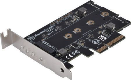 Silverstone Placă PCIe cu 2 Porturi SATA