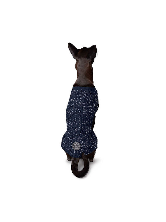 Hunter Finja Pulover tricotat Câinelui în culoarea Albastru 60x64-90x55-70cm.