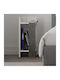Elos Wooden Bedside Tables 2pcs Λευκό Αντικέ / Γκρι Ρετρό 25x27x60cm