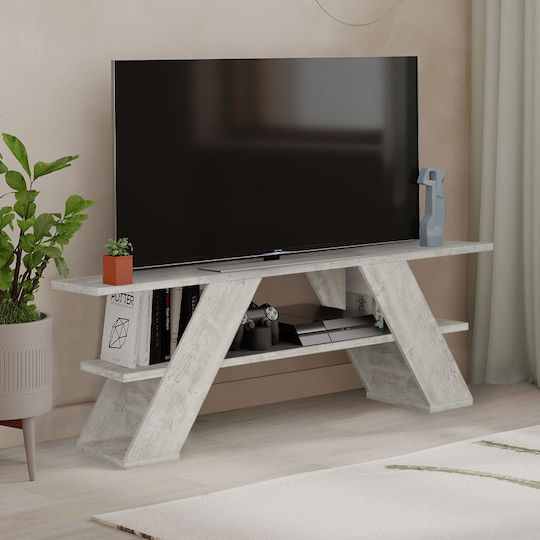 Farfalla Επιδαπέδιο Λευκό 120x33.5x40εκ.