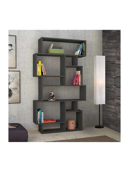 Bibliothek Karmato Charcoal 96x25.5x168.5cm