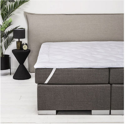 Swiss Nights Double Polyester Mattress Topper Medical 140x200x3cm