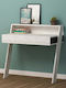 Secretary Desk Cowork Wooden White Antique 94x50x91cm