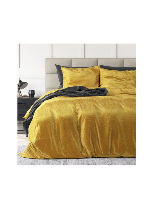 Sleeptime Duvet Cover Set Double with 2 Pillowcases 200x200 Sultan Yellow