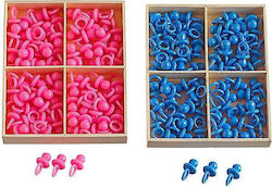 JK Home Decoration Decorative Element for Wedding Favors Decorative Pacifiers 2pcs (Μiscellaneous Designs/Colors)