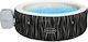 Bestway Runde Aufblasbare Schwimmbecken Mit Hydromassage 196x66cm Schwarze