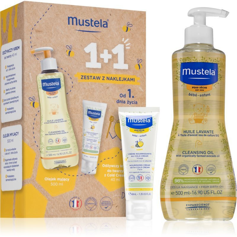 Mustela Cleansing Oil 500ml με Αντλία & κρέμα 40ml Skroutz.gr