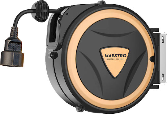Maestro Tip închis 1 loc cu cablu de 15m Diametru 3 x 1.5mm² Neagră