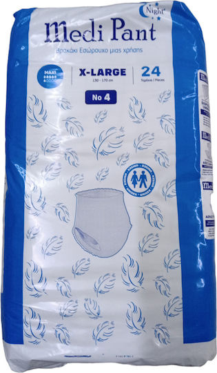 Mediform Medi Pant Night Incontinence Underwear XLarge 24pcs