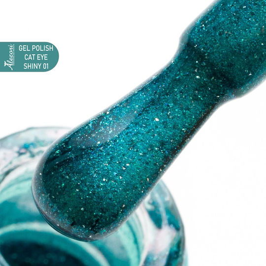 Alezori Ημιμόνιμο Βερνίκι Νυχιών Shiny 01 Cat Eye 15ml
