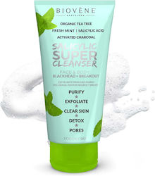 Biovene Κρέμα Καθαρισμού Salicylic Super Cleanser Face & Body για Λιπαρές Επιδερμίδες 200ml