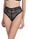 Women's Brazil with Lace Black