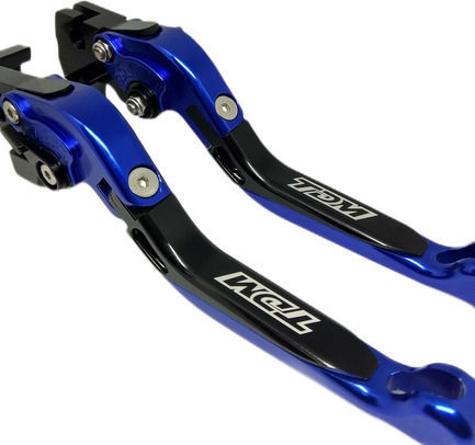 NSRacing Σετ Μανέτες Μοτοσυκλέτας Σπαστές Ρυθμιζόμενες για Yamaha TDM 900 2002-2003 Μπλε