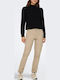 Damen Chino Hose Beige