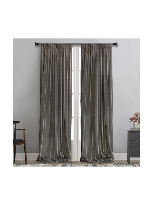 La Maison Blanche Curtain With Pencil Pleat 17700 Gray 145x290cm
