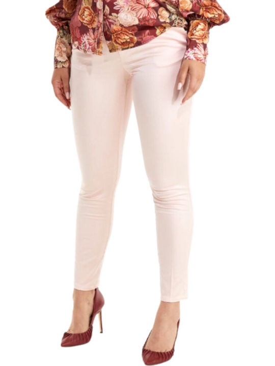 Zoe Damen Chino Hose in Schlanker Passform Rosa