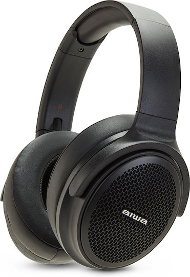 Aiwa HST-250BT Wireless / Wired Over Ear Headphones with 13 hours of Operation Black