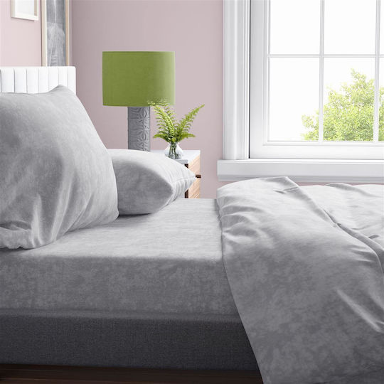 Dimcol Υπέρδιπλο 220x240εκ. Shadow 21 Light Grey