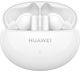 Huawei Freebuds 5i Bluetooth Handsfree Ακουστικά με Αντοχή στον Ιδρώτα και Θήκη Φόρτισης Ceramic White