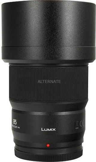 Panasonic Full Frame Φωτογραφικός Φακός LUMIX S 85mm F1.8 Telephoto για Leica L Mount Μαύρος