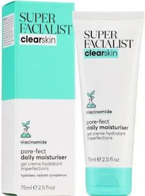 Super Facialist Clear Skin Pore-fect Κρέμα Προσώπου για Ακμή & Ερυθρότητα 75ml