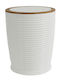 Ankor Plastic Toilet Bin with Soft Close Lid 5lt White
