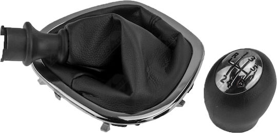 NTY 6 Shift Knob with Bubble for Fiat Talento Opel Vivaro Renault Trafic 2016+ Black
