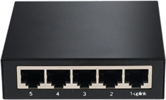 Wi-Tek WI-SG105 Unmanaged L2 Switch με 5 Θύρες Gigabit (1Gbps) Ethernet