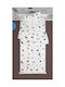 Dimcol Pătură pentru copii Single Space Alb 160x240buc