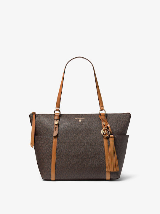 Michael Kors Women's Shopper Shoulder Bag Set Brown