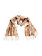 Verde 06-0991 Women's Wool Scarf Taupe