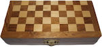 Magnetic Handmade Chess Wood 18x9cm