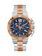 GC Watches Мъжки часовник 45мм Хронограф На батерия С Метална гривна