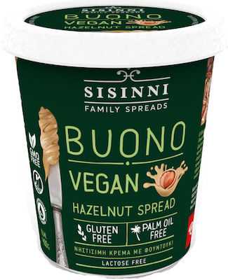 Rito's Food Πραλίνα Sisinni με Φουντούκι Buono Vegan 400gr