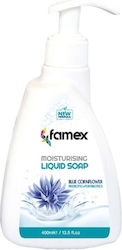 Famex Blue Cornflower Moisturising Liquid Soap 400ml