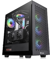 Thermaltake V350 TG ARGB Air Gaming Midi Tower Κουτί Υπολογιστή Μαύρο