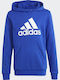 Kids Sweatshirt with Hood and Pockets Blue Big Essentials